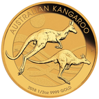 Kangourou 1/2 Oz (Australie) - Or - Diverses années