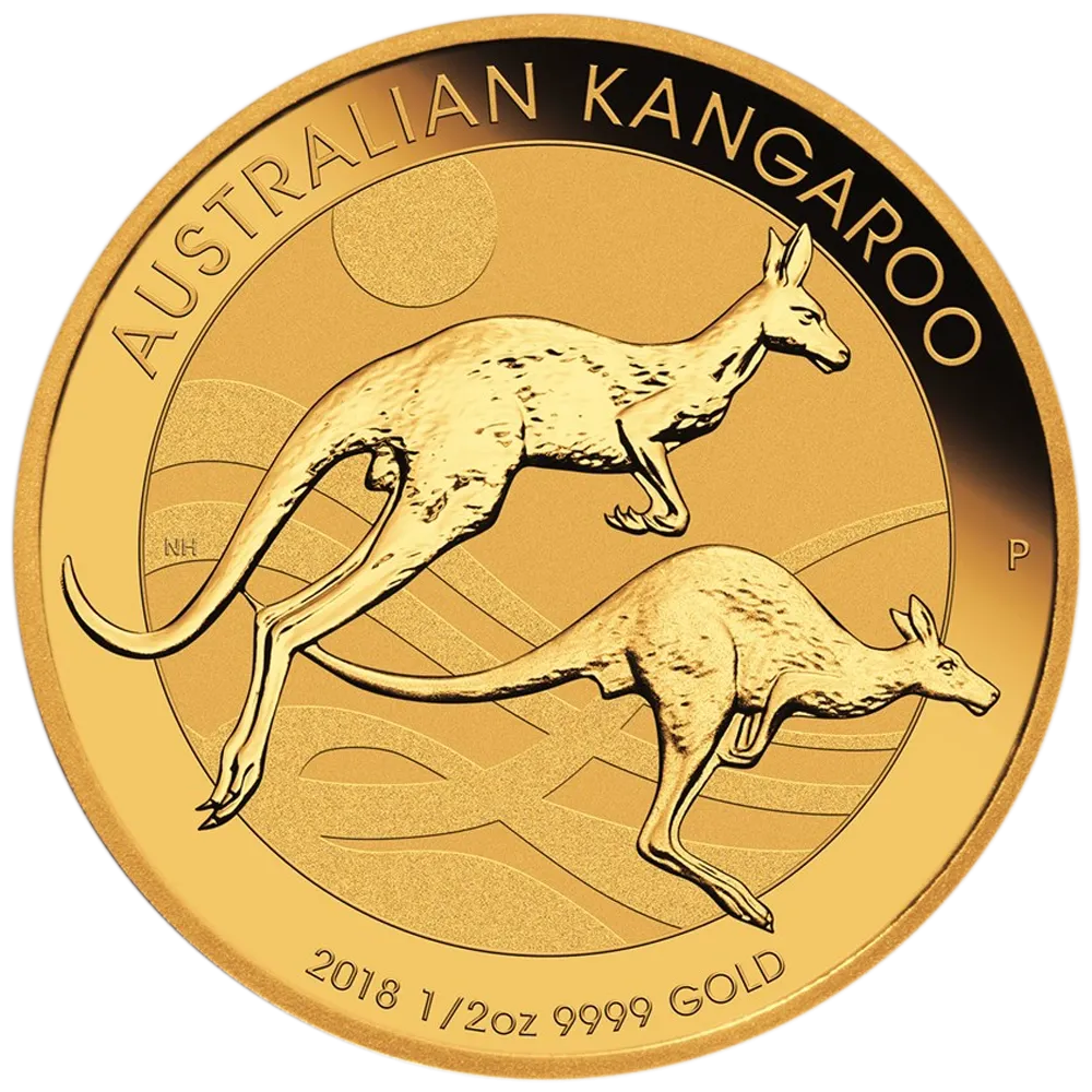 Kangourou 1/2 Oz (Australie) - Or - Diverses années