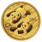 Panda 15g (Chine) - Or - Diverses années