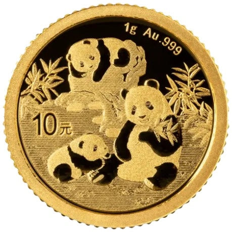 Panda 1g (Chine) - Or - Diverses années