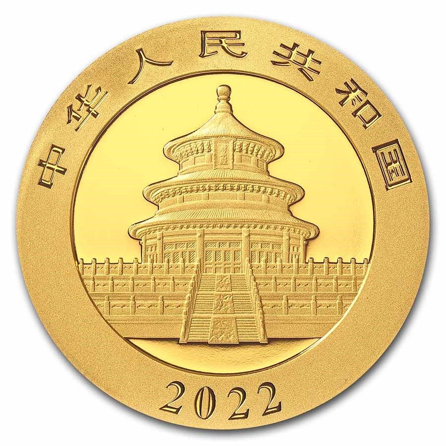 Panda 30g (Chine) - Or - Diverses années
