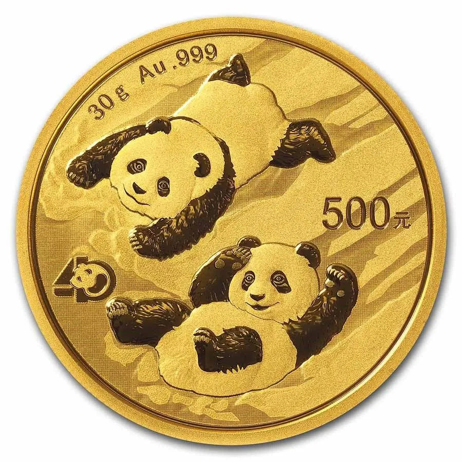 Panda 30g (Chine) - Or - Diverses années