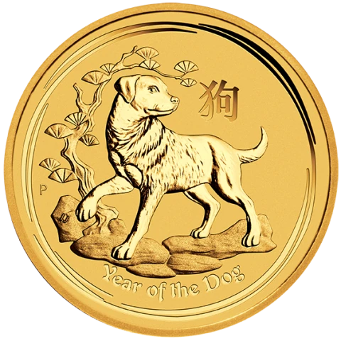 Lunar / Nouvel An Chinois 1/10 Oz (Australie) - Or - Diverses années
